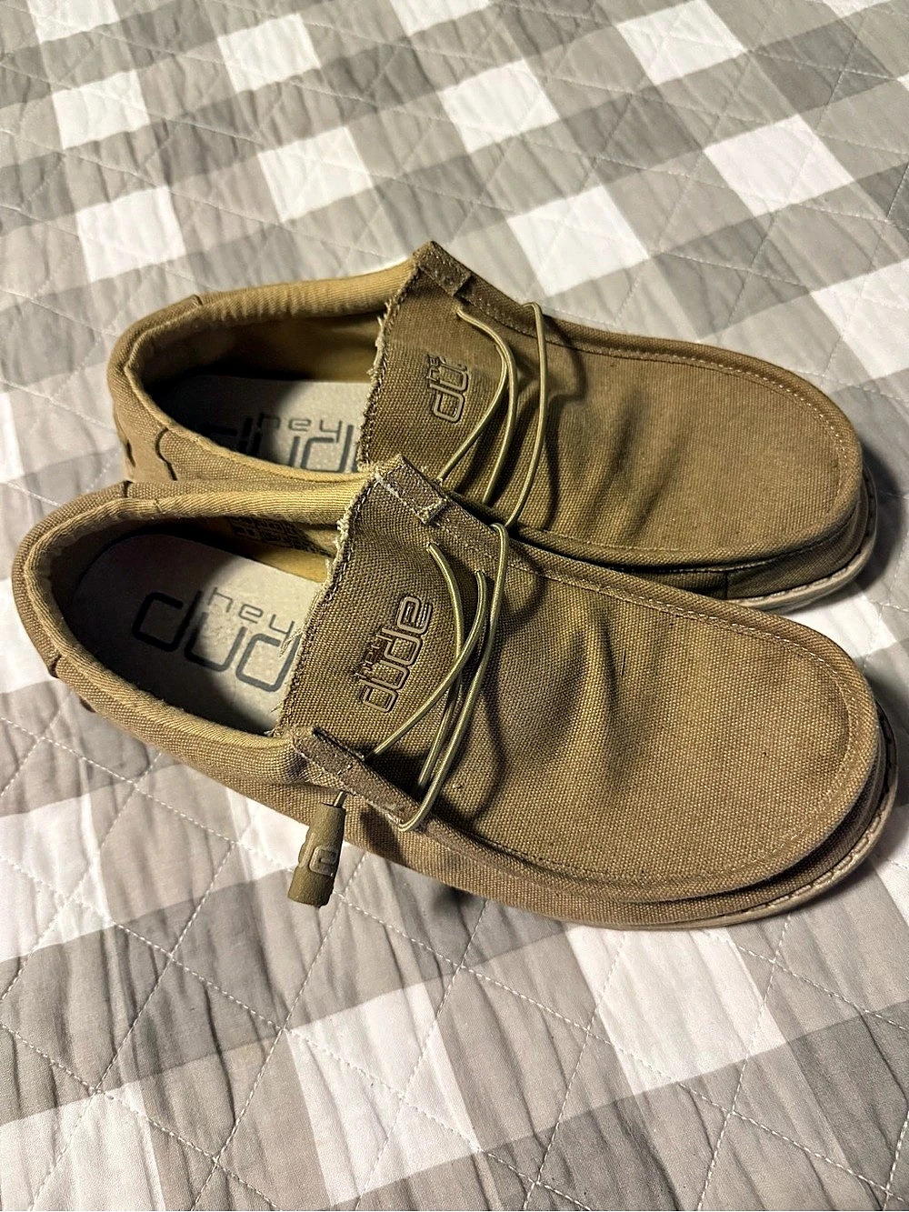 Hey Dude Wally Classic Men's Brown Boat Shoes US 9